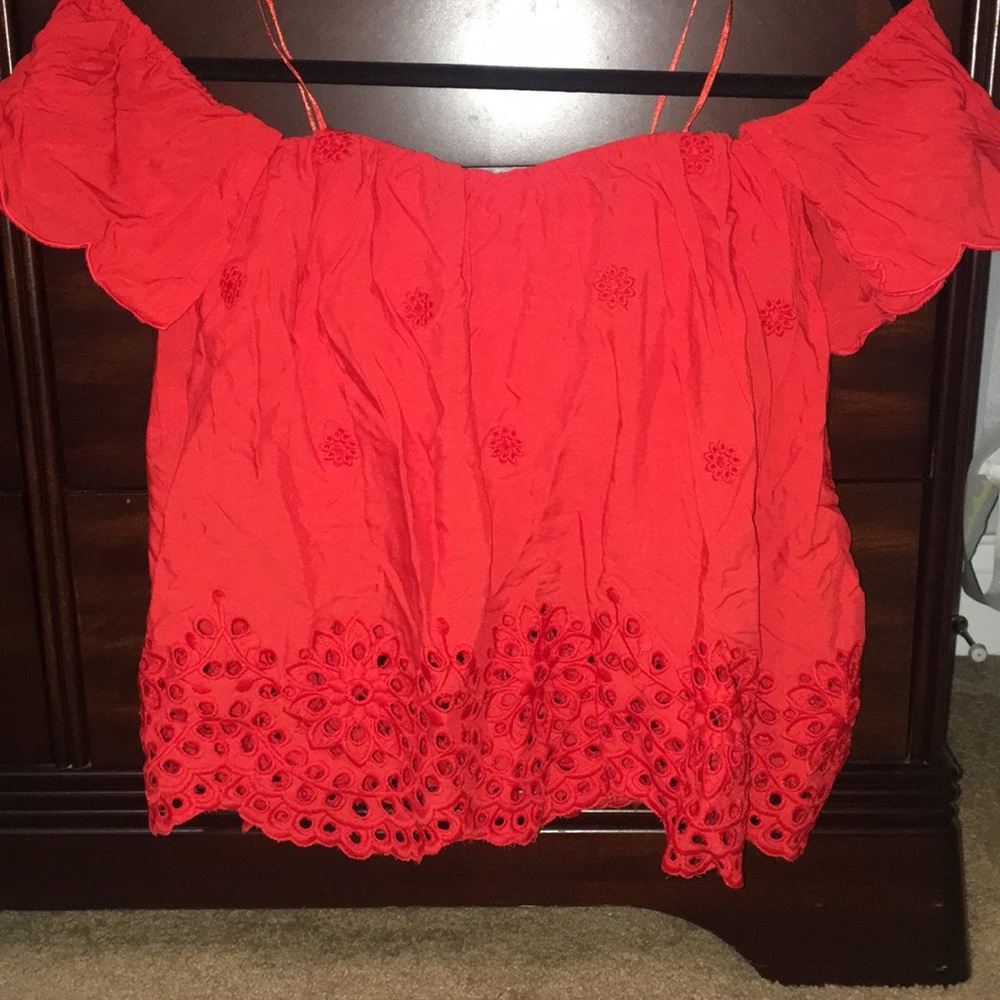 Off the shoulder shirt